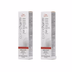 5RG/445 Light Auburn Wella Color Charm Permanent Gel - 5RG - Pack of 2