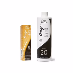 16oz ) Wella Color tango GG Citrine Permanent Haircolor - GG + Developer (Vol. 20