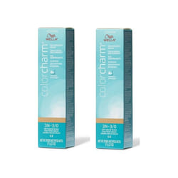 Wella Color Charm 3N Dark Natural Brown Demi-Permanent Haircolor - 3N  â pack of 2