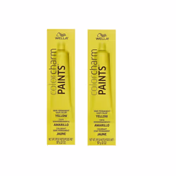 Wella Color Charm Paints YELLOW Semi-Permanent - Yellow - Pack of 2