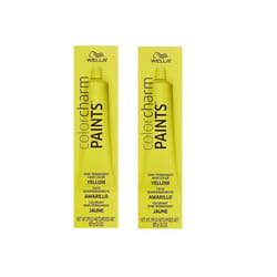 Wella Color Charm Paints YELLOW Semi-Permanent - Yellow - Pack of 2