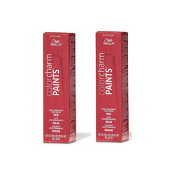 Wella Color Charm Paints RED Semi-Permanent - Red - Pack of 2