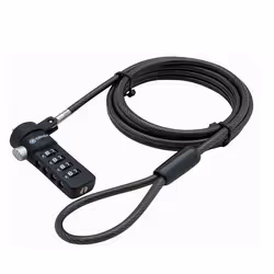 Sendt SNT-NBLC-BK, 1.8 m, Combination lock, Black