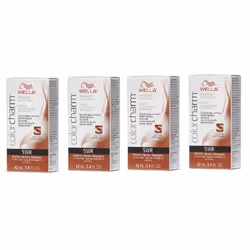 5WR Allspice Wella Color Charm Permanent Haircolor - 5WRâ pack of 4