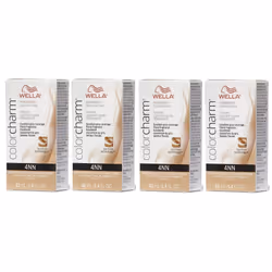 Wella Color Charm Permanent Liquid Haircolor - 4NN â pack of 4