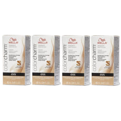 Wella Color Charm Permanent Liquid Haircolor - 4NN â pack of 4