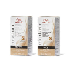 Wella Color Charm Permanent Liquid Haircolor - 1N â pack of 2