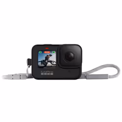 GoPro Sleeve + Lanyard Black HERO12, HERO11, HERO10 & HERO9 Black, Camera skin, Black