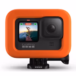GoPro Floaty (H13/H12/H11/H10/H9B) HERO13 to HERO9 Black, Camera Case, Black, Orange