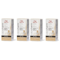 Wella Color Charm Permanent Liquid Haircolor - 8N â pack of 4