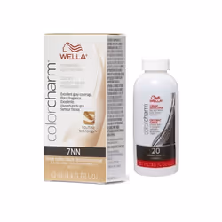 3.6oz ) Wella Color Charm Permanent Liquid Haircolor - 7NN + Developer (Vol. 20