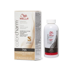 3.6oz ) Wella Color Charm Permanent Liquid Haircolor - 7NN + Developer (Vol. 20
