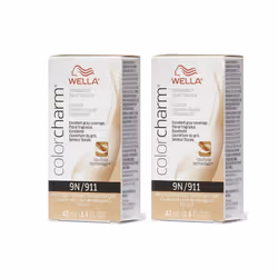 Wella Color Charm Permanent Liquid Haircolor - 9N â pack of 2