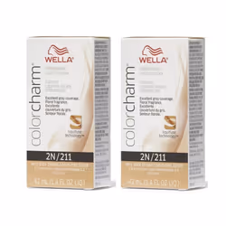 Wella Color Charm Permanent Liquid Haircolor - 2N â pack of 2