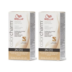 Wella Color Charm Permanent Liquid Haircolor - 2N â pack of 2