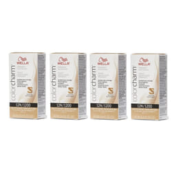 Wella Color Charm Permanent Liquid Haircolor - 12N â pack of 4