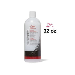 32oz) Wella Color Charm Haircolor 4G Dark Golden Brown - Developer (Vol.20