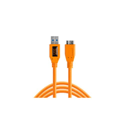 Tether Tools CU5454 USB cable USB 3.2 Gen 1 (3.1 Gen 1) 4.6 m USB A Micro-USB B Orange