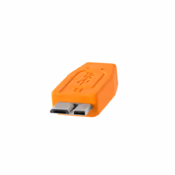 Tether Tools CU5454 USB cable USB 3.2 Gen 1 (3.1 Gen 1) 4.6 m USB A Micro-USB B Orange