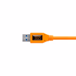 Tether Tools CU5454 USB cable USB 3.2 Gen 1 (3.1 Gen 1) 4.6 m USB A Micro-USB B Orange - Additional view 5