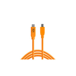 Tether Tools CUC2515-ORG USB cable USB 2.0 4.6 m USB C Micro-USB B Orange