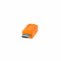 Tether Tools CUC2515-ORG USB cable USB 2.0 4.6 m USB C Micro-USB B Orange - Additional view 4