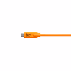 Tether Tools CUC2415-ORG USB cable USB 2.0 4.6 m USB C Mini-USB B Orange