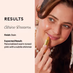 Winky Lux Citrine Balm  pH Lip Balm  Color Changing Lipstick and Tinted Lip Balm  Vegan  Cruelty Free Lip Balm  Hydrate  Plump