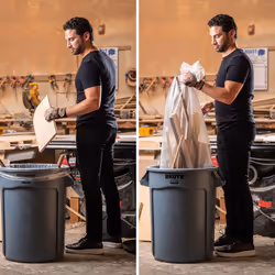 Plasticplace 20-30 Gallon Trash Bags  2.0 Mil  Clear Heavy Duty Garbage Can Liners  30"""" x 36"""" (100 Count)
