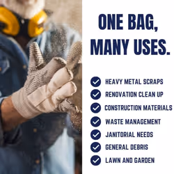 Plasticplace 20-30 Gallon Trash Bags  2.0 Mil  Clear Heavy Duty Garbage Can Liners  30"""" x 36"""" (100 Count)