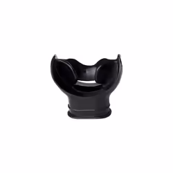 IST Ortho-conscious Comfort Mouthpiece for Scuba  Snorkel (Black Silicone)