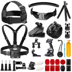 42 in 1 Action Camera Accessory Kit, Compatible with GoPro Hero10/Hero9/Hero8/Hero7/GoPro Max/Insta360/DJI Osmo Action/AKASO/Apexcam