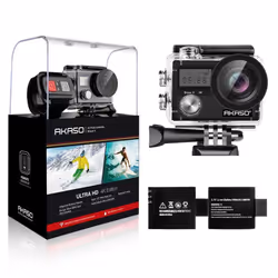 AKASO Brave 4 4K 20MP Wifi Action Camera Sony Sensor Ultra HD with EIS 30m Underwater Waterproof Camera Remote Sports Camcord ...
