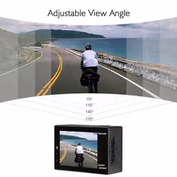 AKASO Brave 4 4K 20MP Wifi Action Camera Sony Sensor Ultra HD with EIS 30m Underwater Waterproof Camera Remote Sports Camcorder with 2 Batteries...