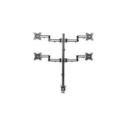 VIVO Full Motion Aluminum 17 to 32 inch Quad Monitor Desk Mount Stand with Articulating Arm Joints | Fits 4 Screens, Max VESA 100x100 (STAND