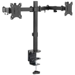 VIVO Dual 13 to 30 inch LCD Monitor Desk Mount  Fully Adjustable Stand with Tilt and Swivel  Holds 2 Screens with Max VESA 100x100  STAND-V2