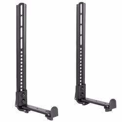 VIVO Steel Soundbar Bracket Speaker Mount with Non-Slip Base Above or Below Wall Mounted TV Fits Most VESA Patterns 33 lbs ...