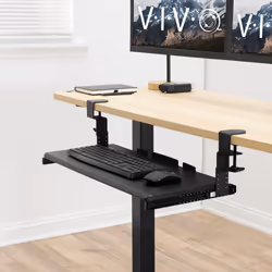 VIVO Steel Height Adjustment Kit Brackets for Computer Keyboard and Mo