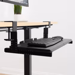 VIVO Steel Height Adjustment Kit Brackets for Computer Keyboard and Mo