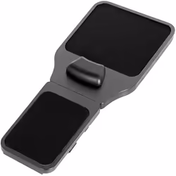 VIVO Wood Adjustable Length Arm Rest Mouse Pad with Wrist Cushion  Extension Platform Tray  Attaches to Chair with Straps  Bl ...