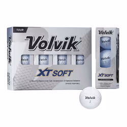 Volvik Vivid XT Soft Coloured Golf Balls - Dozen White