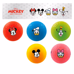 Volvik Vivid Disney Characters Golf Balls-5 Pack