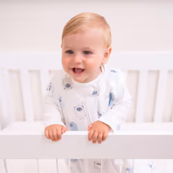 HALO SleepSack  100% Cotton Wearable Blanket  Swaddle Transition Sleeping Bag  TOG 0.5  Sleepy Sheep  Large  12-18 Months
