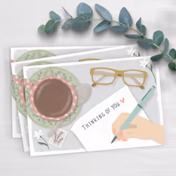 Thinking Of You Postcards - 50 Cute Handwritten Cards For Get Well Soon  Keeping In Touch  Friends  Family  Church  Penpals