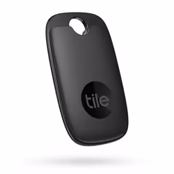 Tile Pro (2022) - 1 Pack, Finder, Black, Dust resistant, 120 m, IP67, CR2032