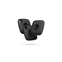 Mate 2022 3Pack Black Bluetooth Tracker Keys Finder and Item Locator for Keys Bags and More Up to 250 ft Range WaterResistant Phone Finder