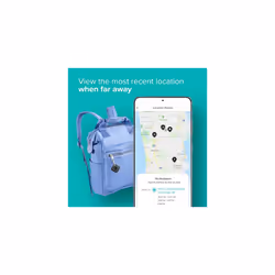 Mate 2022 3Pack Black Bluetooth Tracker Keys Finder and Item Locator for Keys Bags and More Up to 250 ft Range WaterResistant Phone Finder