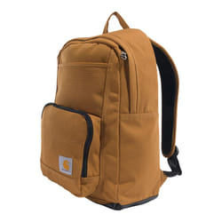 Carhartt 23L Single-Compartment Backpack  Durable Pack with Laptop Sleeve  Brown  One Size