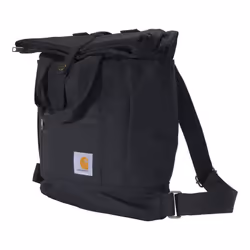 Carhartt Convertible Durable Tote Bag with Adjustable Backpack Straps and Laptop Sleeve Black One Size