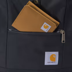Carhartt Convertible  Durable Tote Bag with Adjustable Backpack Straps and Laptop Sleeve  Black  One Size